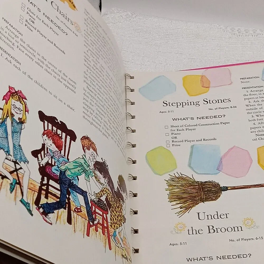 BETTY CROCKER's Parties For Children Book Spiral Bound 1972 4th Print Games Food